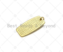 Load image into Gallery viewer, 18K Dainty Gold Cow Head On Rectangle Shape Pendant/Charm,Bull Head Medallion Charm, Necklace Bracelet Charm Pendant,12x25mm, Sku#LK253