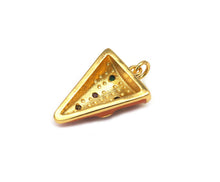 Load image into Gallery viewer, CZ Enamel Tirangle Charm, Sku#LK588
