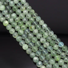 Load image into Gallery viewer, Genuine High Quality Prehnite Round Smooth Beads, Sku#U1645