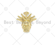 Load image into Gallery viewer, Liberty Statue Shape Pendant/Charm, 18K Gold Filled Liberty Statue Charm, Necklace Bracelet Charm Pendant,16x17mm,Sku#L576