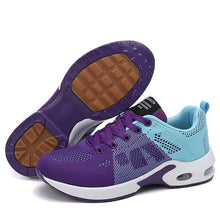 Load image into Gallery viewer, Women's Lightweight Mesh Sneakers — Breathable Lace-Up Casual Shoes