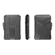 Load image into Gallery viewer, Men's Genuine Leather Card Holder with Metal Details - Slim Wallet