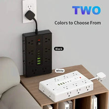Load image into Gallery viewer, 22-in-1 Multi-Functional Power Strip – 16 Sockets, 3 USB-A &amp; 3 USB-C