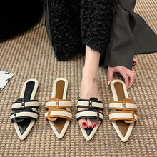 Load image into Gallery viewer, Women's Slip-On Lazy Slippers | Breathable Lightweight Color Block Slides