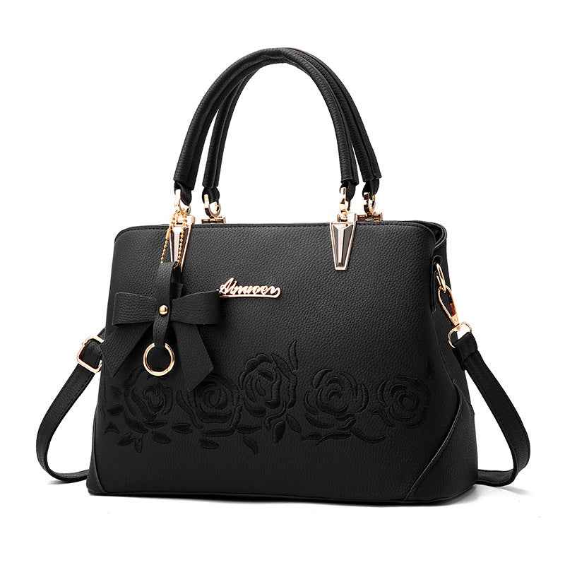 Women's Vegan Leather Crossbody Bag - Adjustable Strap Shoulder Handbag