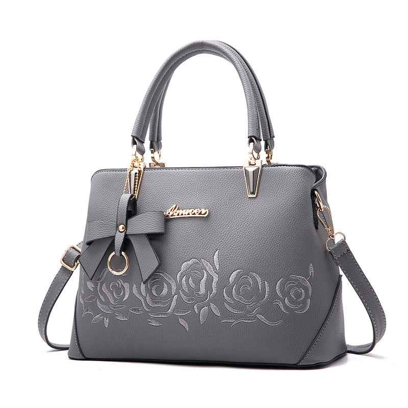 Women's Vegan Leather Crossbody Bag - Adjustable Strap Shoulder Handbag