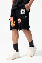 Load image into Gallery viewer, Jordan Craig War Angel Cargo Shorts - Black