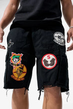 Load image into Gallery viewer, Jordan Craig War Angel Cargo Shorts - Black