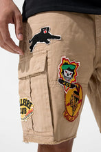 Load image into Gallery viewer, Jordan Craig War Angel Cargo Shorts - Khaki