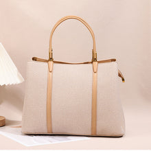 Load image into Gallery viewer, Sophisticated Women's Tote Bag - Premium PU Leather Commuter Handbag with Double Straps