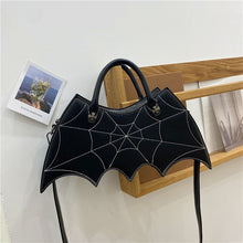 Load image into Gallery viewer, Women's Spider Web Crossbody Bag - Gothic Halloween Shoulder Handbag