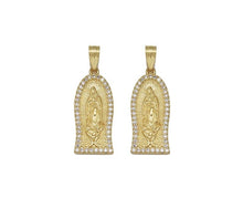 Load image into Gallery viewer, Gold CZ Virgin Mary Charm, Sku#LK702
