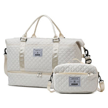 Load image into Gallery viewer, Large Capacity Quilted Crossbody Travel Bag