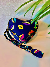 Load image into Gallery viewer, Asya Kente Heart Shaped Crossbody Bag