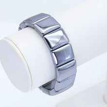 Load image into Gallery viewer, 15x20mm Tera Hertz Rectangle Stretchy Bracelet, Sku#U1998