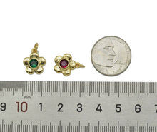 Load image into Gallery viewer, Colorful CZ Flower Charm, Sku#FH192