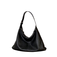 Load image into Gallery viewer, Genuine Full-Grain Cowhide Leather Shoulder Tote Bag – Soft Structured Women's Handbag