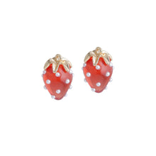 Load image into Gallery viewer, Cute White Pearl Red Strawberry Charm Pendant,Sku#LK1224
