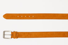 Load image into Gallery viewer, The Bari Tan Suede Leather Belt