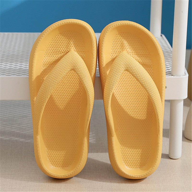 Unisex EVA Clip-Toe Slides | Non-Slip Thick Sole Bathroom Slippers