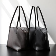 Load image into Gallery viewer, Women's Genuine Leather Shoulder Bag – Full-Grain Cowhide Handbag with Zipper &amp; Card Holder