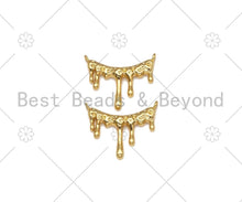 Load image into Gallery viewer, Flame Shape Pendant, 18K Gold Filled Flame Charm, Necklace Bracelet Charm Pendant,22x17mm,Sku#F1423