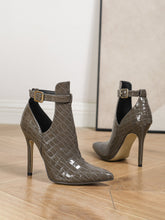 Load image into Gallery viewer, Women's Cutout Stiletto Sandals | Designer Strap Buckle | Pointed Toe High Heel
