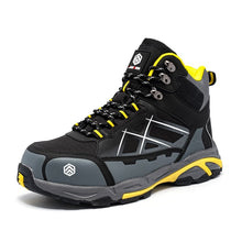 Load image into Gallery viewer, Men's Steel Toe Safety Shoes – Crush-Resistant, Puncture-Proof, Waterproof &amp; Lightweight Work Boots