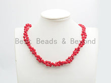Load image into Gallery viewer, 60 Extra Long Hand Knotted Crystal Necklace,Double Wrap Necklace, 5x8mm Rondelle Crystal Beads, SKU#D35