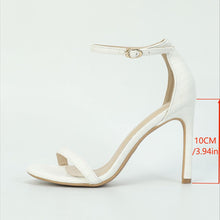 Load image into Gallery viewer, Classic French-Style Strappy High Heel Sandals for Women – Elegant Evening &amp; Party Heels