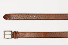 Load image into Gallery viewer, The Johannesburg Brown Leather Belt
