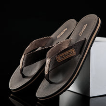 Load image into Gallery viewer, Men's Non-Slip Beach Sandals - Thick Sole Comfort Slides for Outdoor Wear