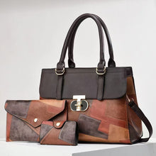 Load image into Gallery viewer, Fashionable New Contrast-color Patchwork Mother-and-child Bag