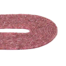 Load image into Gallery viewer, Genuine Pink Tourmaline Faceted Cube Beads, 2.5mm, Sku#U1521