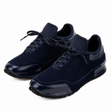 Load image into Gallery viewer, The Hudson Navy Suede Men Sneaker
