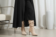 Load image into Gallery viewer, Women's Suede Stiletto Pointed-Toe Boots – High Heel Slip-On Winter Boots