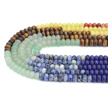Load image into Gallery viewer, 5x8mm Smooth Rondelle Colorful Jade, Sku#U2124