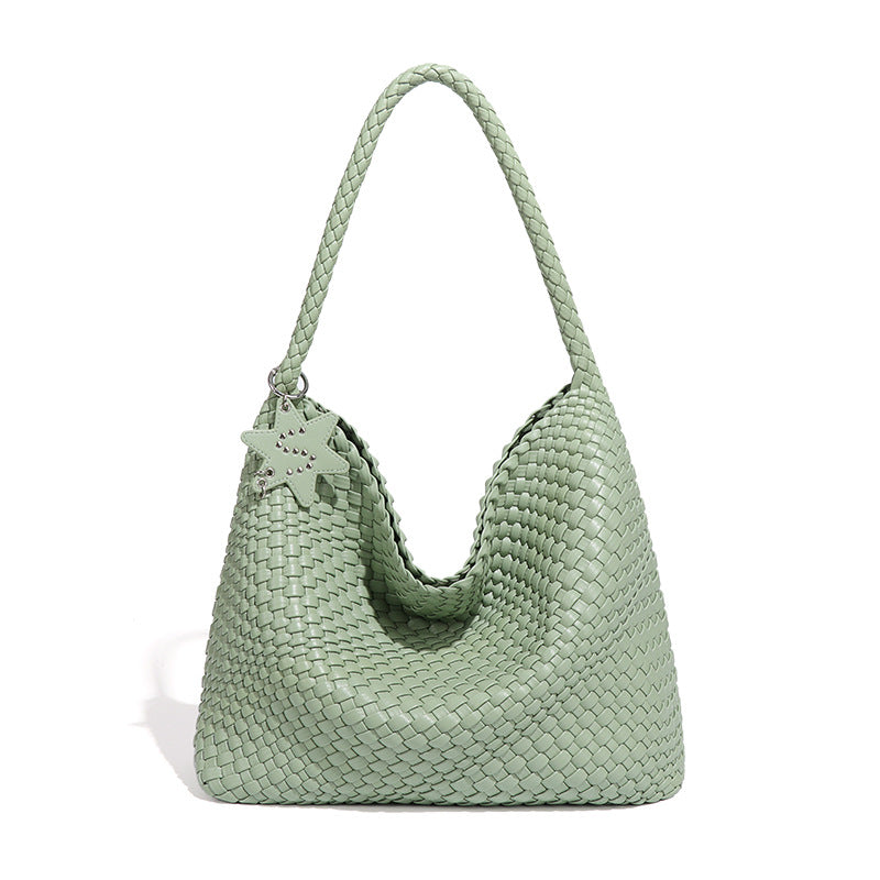 Handwoven Shoulder Bag - Women's Casual Tote Bag with Tassel Detail | Sarah Express