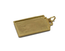 Load image into Gallery viewer, Gold Enamel Evil Eye Heart Moon On Rectangle Charm, Sku#JL111