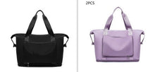 Load image into Gallery viewer, Foldable Travel Gym Bag for Women – Large Capacity Waterproof Duffel Bag with Wet Pocket &amp; Luggage Strap