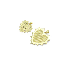 Load image into Gallery viewer, CZ Love Star Heart Charm Pendant, Sku#LX792