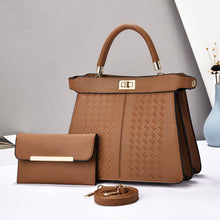 Load image into Gallery viewer, Premium 2-in-1 PU Leather Bucket Bag Set - Crossbody &amp; Handbag with Multiple Compartments