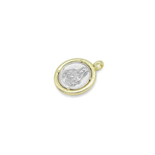 Load image into Gallery viewer, Dual color Virgin Mary Gold Coin Charm Pendant, Sku#LK1016