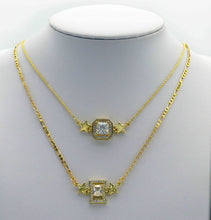 Load image into Gallery viewer, CZ Gold Charm, Sku#M410