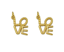 Load image into Gallery viewer, Gold Love Charm, Sku#L662