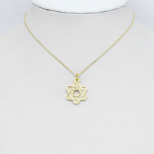 Load image into Gallery viewer, CZ Pave Jewish Star of David Pendant, Sku#LX598