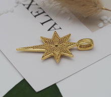 Load image into Gallery viewer, CZ North Star Charm, Sku#LK622
