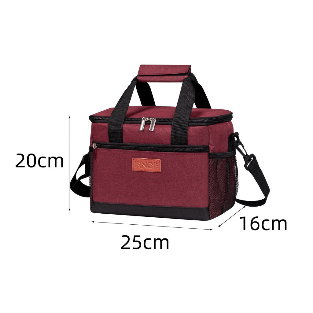 Insulated Tote Bag - Foldable Oxford Fabric Cooler Lunch Bag for Women