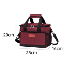 Load image into Gallery viewer, Insulated Tote Bag - Foldable Oxford Fabric Cooler Lunch Bag for Women