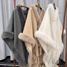 Load image into Gallery viewer, Women's Flow Su Spun Wool Cashmere Double-sided Woolen Cloak